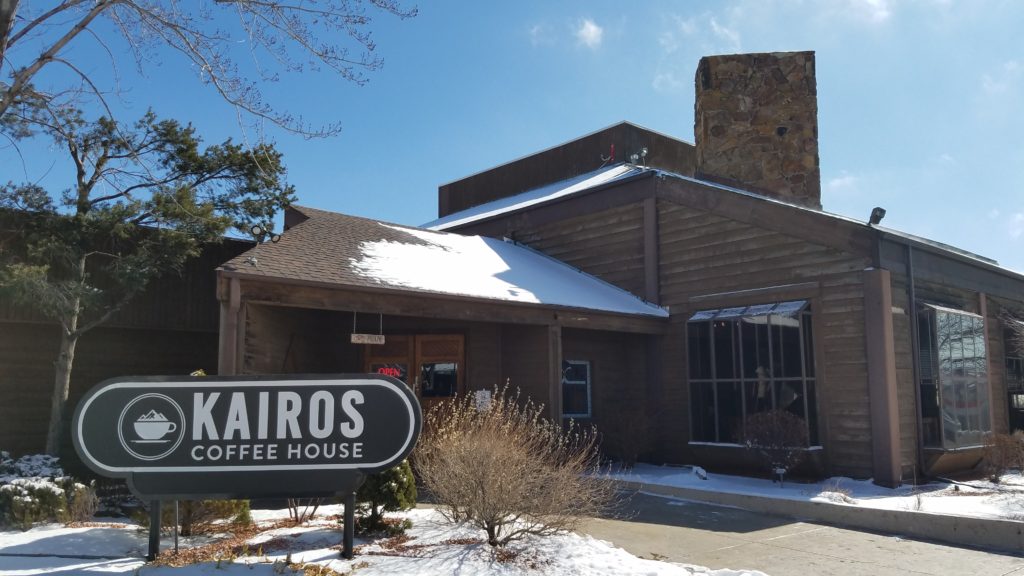 Kairos Coffee House near Popes Bluff and Ute Valley Park in Colorado Springs